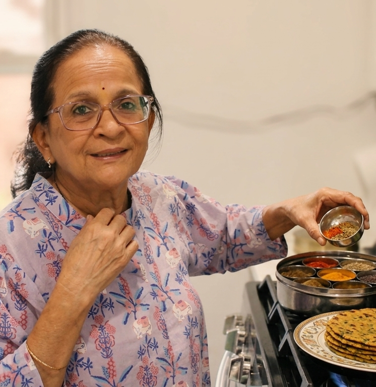Jigna Randeria in her kitchen